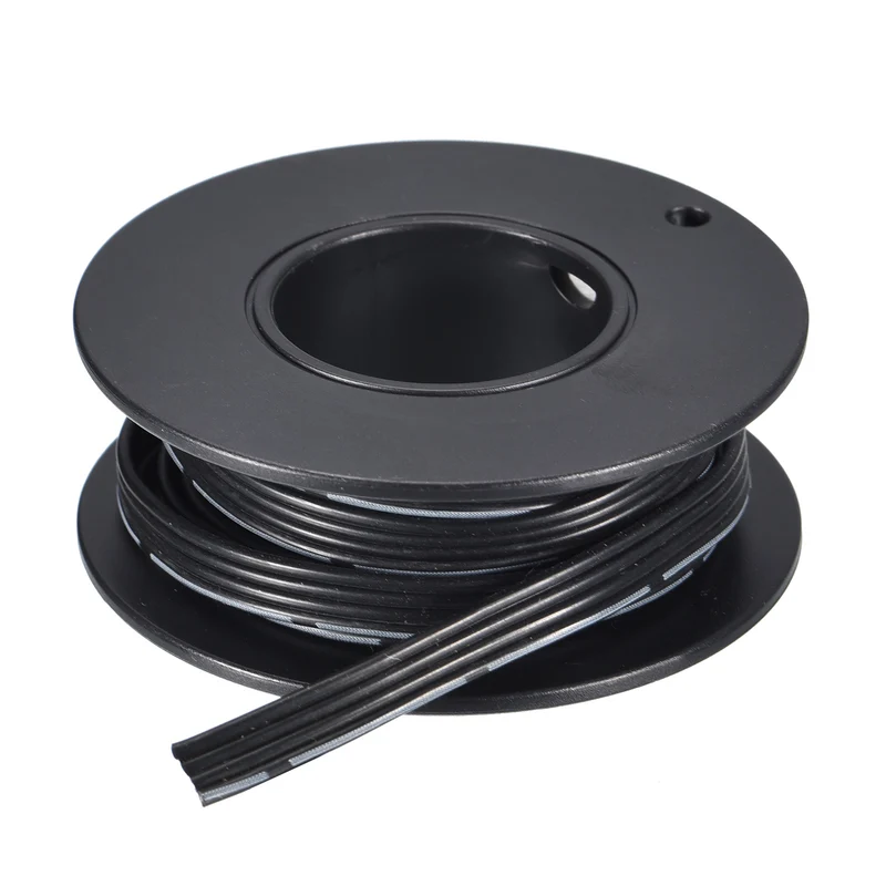 24AWG Ribbon Cable Silicone Wire 4Pin 24 Gauge Ribbon Wire Flat Silicone Cable 1.5m/5ft Black Stranded Tinned Copper Wire