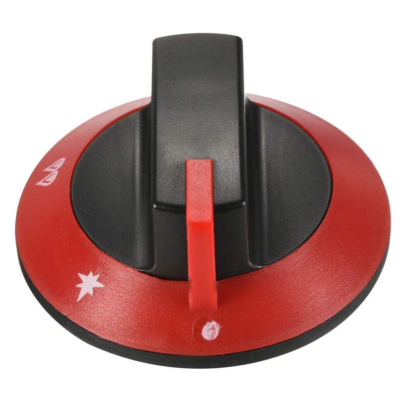 75x33mm Gas Grill Control Knob, 1 Pack Plastic Replacement Knobs Rotating Switch for Gas Grill Stove Burner Oven, Red