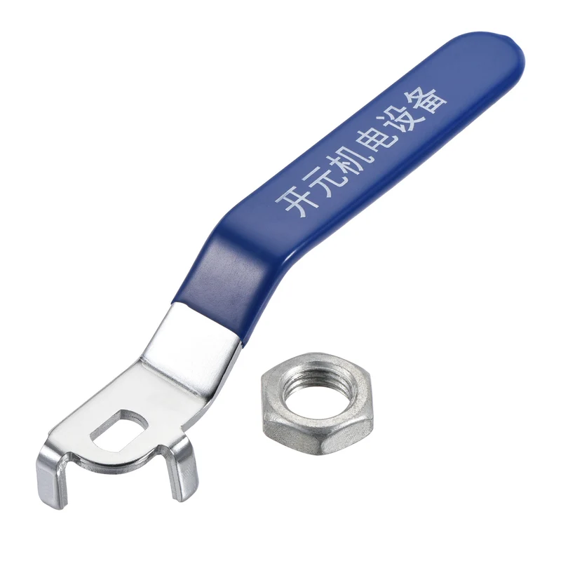 Lever Handle Iron Chrome Plated Replacement Quarter Turn for Ball Valve