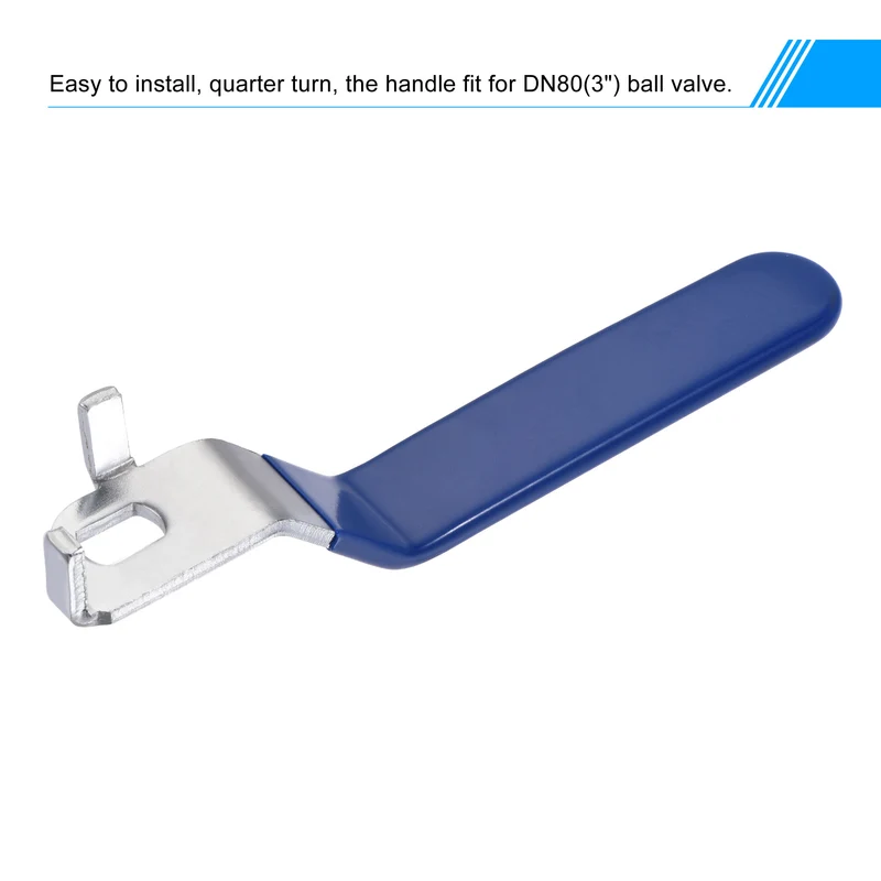 Lever Handle Iron Chrome Plated Replacement Quarter Turn for Ball Valve