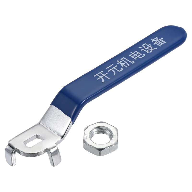 Lever Handle Iron Chrome Plated Replacement Quarter Turn for DN65 Ball Valve