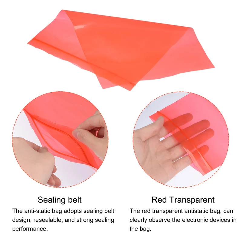 Anti Static Bags Shielding Bag 8x11.8inch(20x30cm) for Hard Drive 25pcs