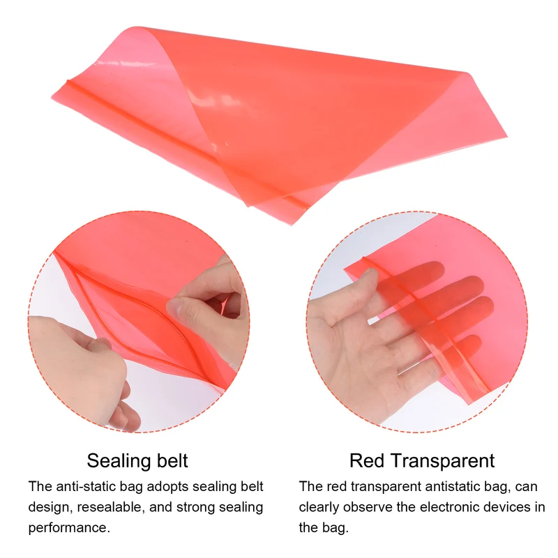 Anti Static Bags Shielding Bag 6x8inch(15x20cm) for Hard Drive 100pcs