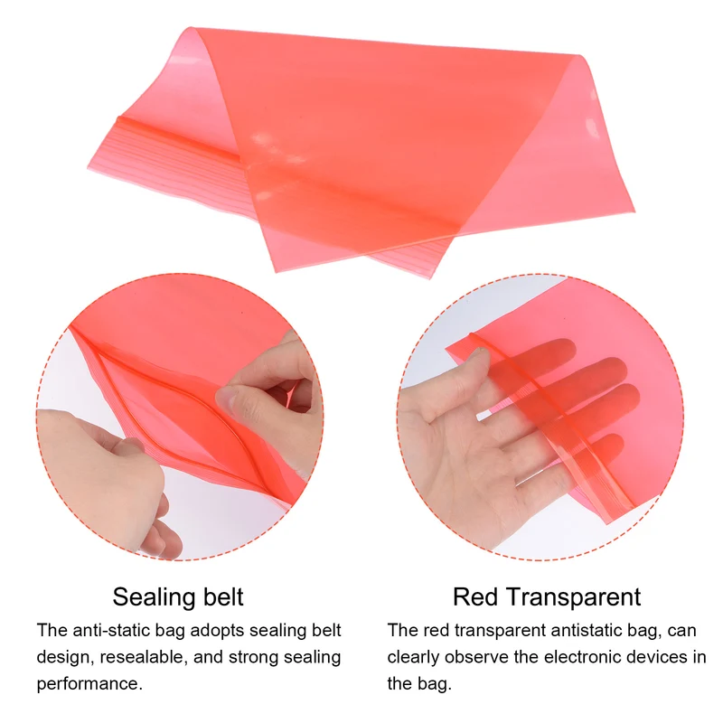 Anti Static Bags Shielding Bag 3x5inch(8x12.5cm) for Hard Drive 50pcs
