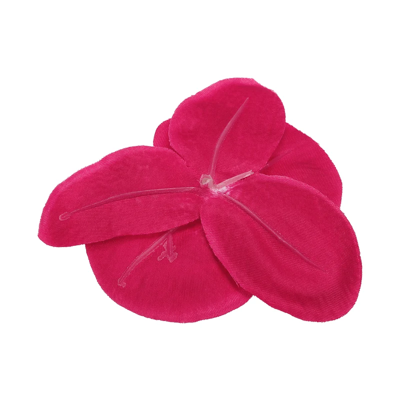 40Pcs 3.9" Artificial Silk Butterfly Orchid Flower Heads for DIY, Fuchsia