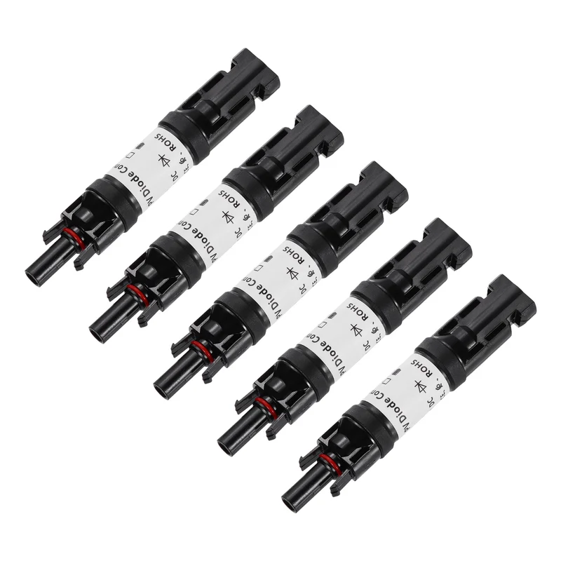 5Pcs 20A 1000V IP67 Waterproof Built-in Diode Solar Wire Connectors
