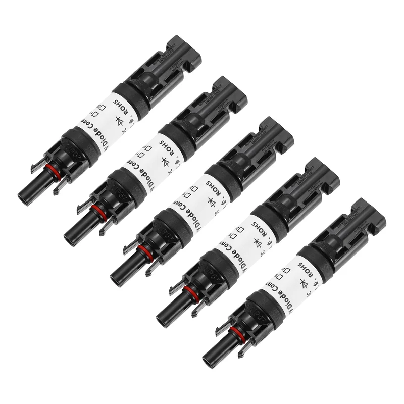 5Pcs 10A 1000V IP67 Waterproof Built-in Diode Solar Wire Connectors