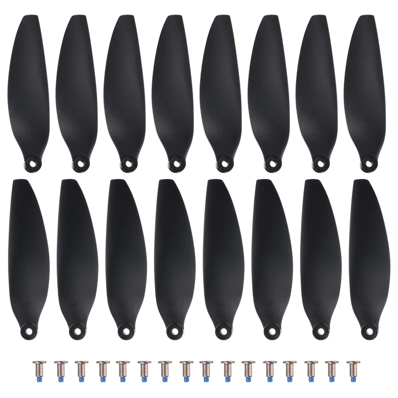 16Pcs 2.3" Plastic Propellers for Mini 3 Quadcopter Black