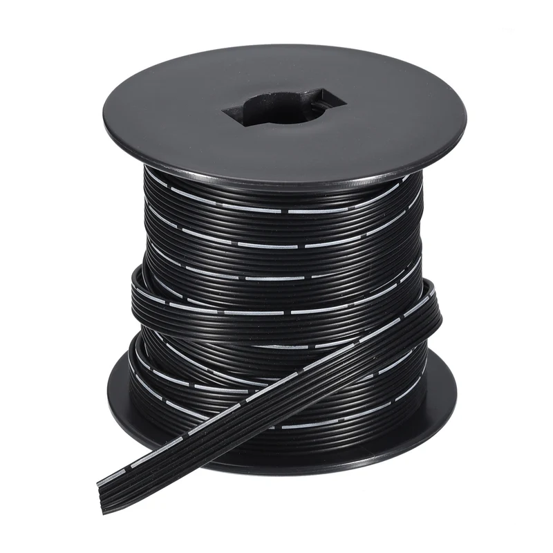22AWG Silicone Ribbon Cable 6Pin 22 Gauge Flat Cable Silicone Wire 15m/50ft