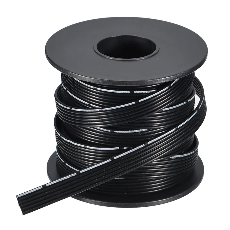 22AWG Silicone Ribbon Cable 6Pin 22 Gauge Flat Cable Silicone Wire 7.5m/24.6ft