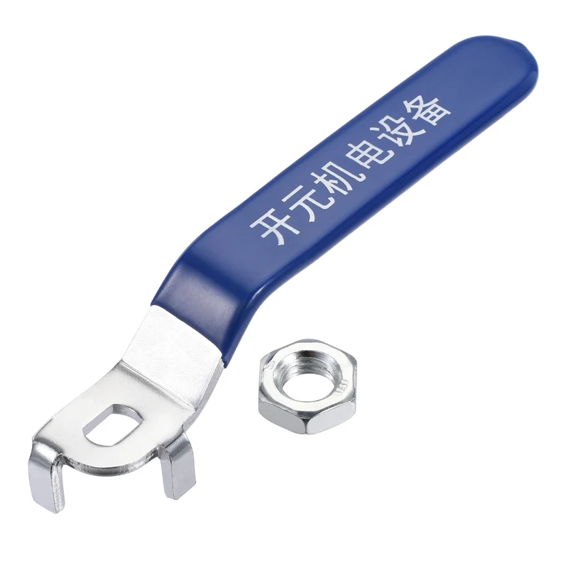 Lever Handle Iron Chrome Plated Replacement Quarter Turn for DN50 Ball Valve