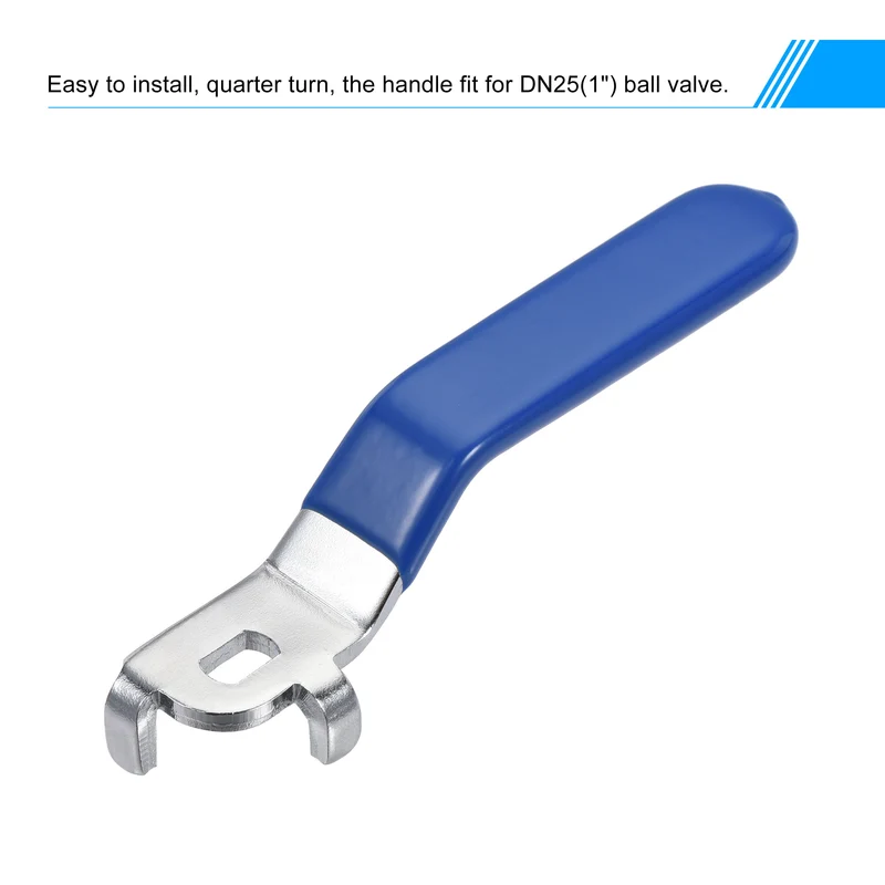 Lever Handle Iron Chrome Plated Replacement Quarter Turn M10 for Ball Valve