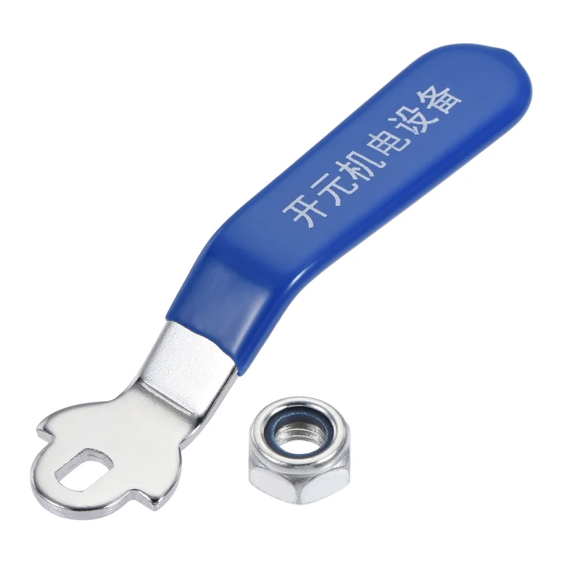 Lever Handle Iron Chrome Plated Replacement 180 Degree for Ball Valve