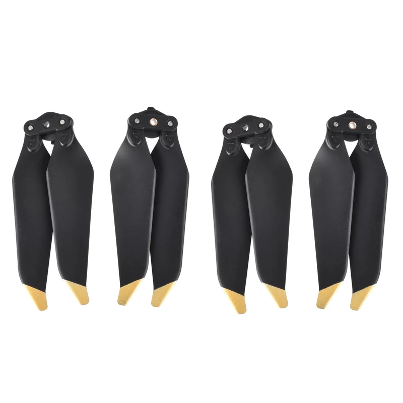 4Pcs 8.5" Low Noise Propellers for Mavic Air 2 Quadcopter Black/Gold