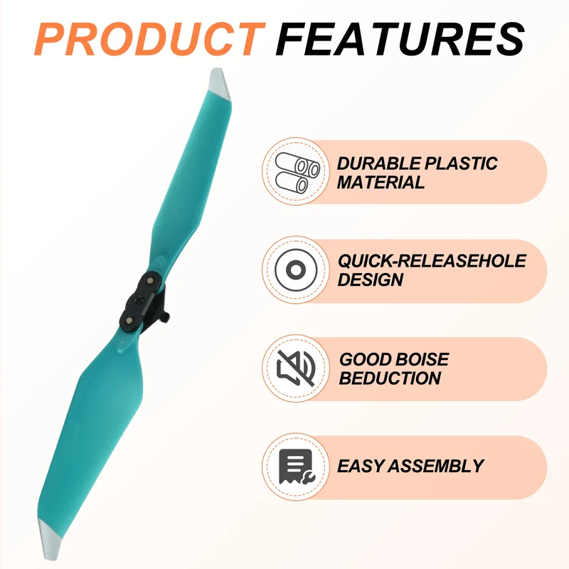4Pcs 8.5" Low Noise Propellers for Mavic Air 2 Quadcopter Blue