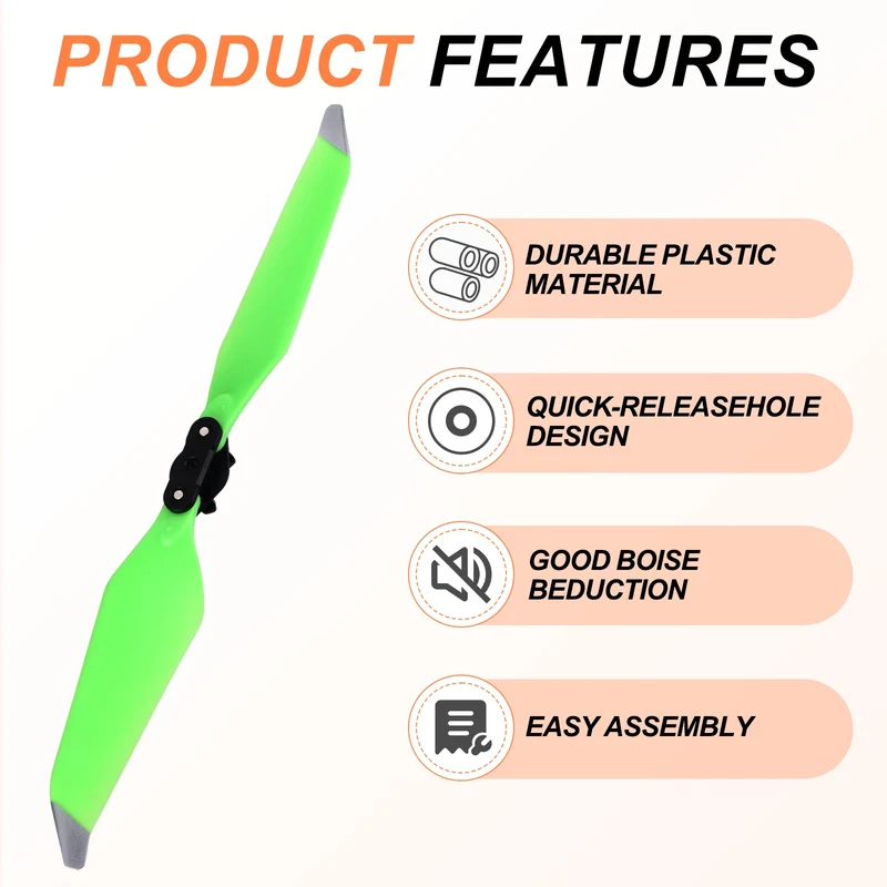 4Pcs 8.5" Low Noise Propellers for Mavic Air 2 Quadcopter Green