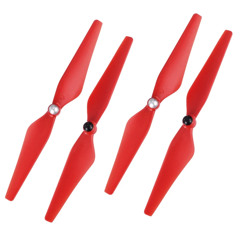 4Pcs 9Inch Plastic Propellers Self-Tightening for Phantom 3 Red