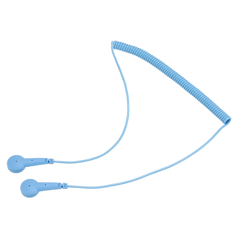 ESD Grounding Cable Cord 180cm/71",Double Buckle 1 Pcs(Blue)