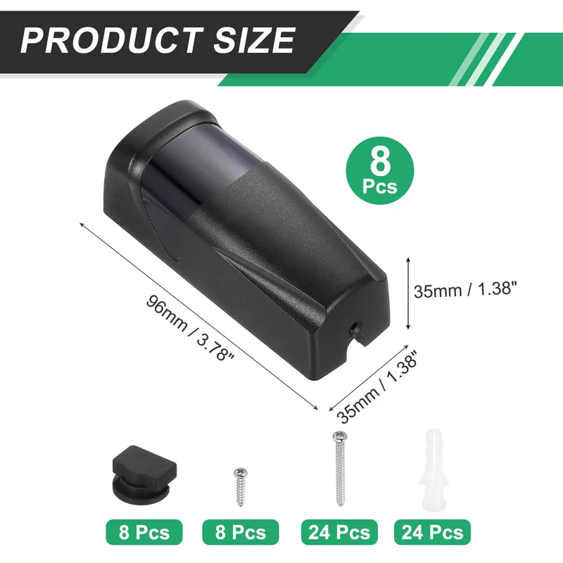 Garage Door Sensor, Lens Rotatable Infrared Gate Beam Photocell Sensor, 4 Set