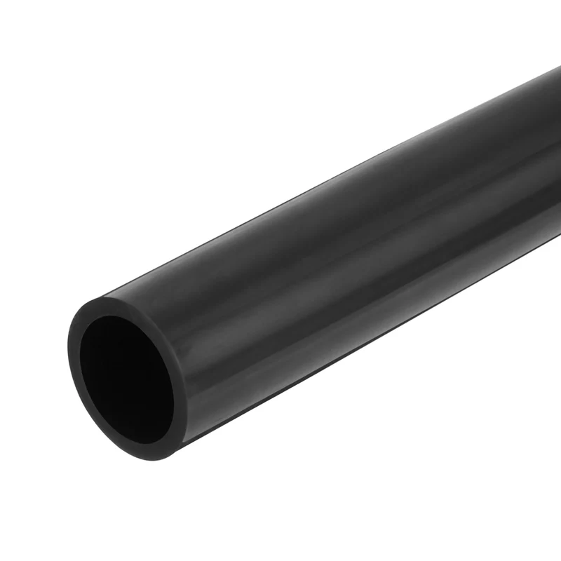 Silicone Tubing, 25mm ID x 100mm OD 6.6ft Silicone Rubber Tube Hose Pipe Black