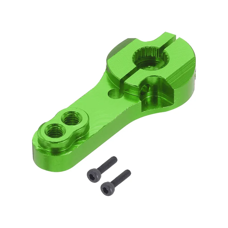 1 Pcs Metal Servo Horn 25T Steering Arm 35mm Length Green