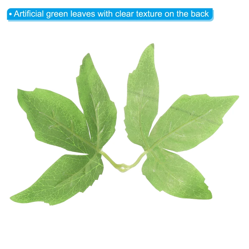 5.5x5.1" Artificial Green Leaves, 60 Pcs Bulk Greenery Leaves Fake Peony Leaves Fake Leaves for Wedding Bouquets Wreaths Decor