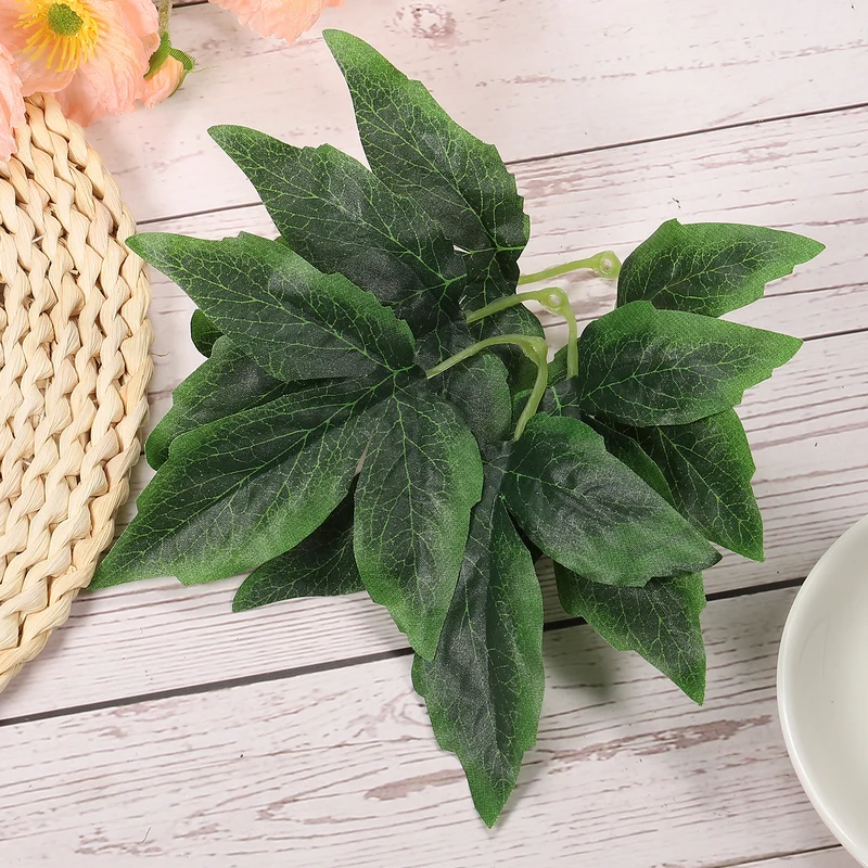 5.5x5.1" Artificial Green Leaves, 60 Pcs Bulk Greenery Leaves Fake Peony Leaves Fake Leaves for Wedding Bouquets Wreaths Decor