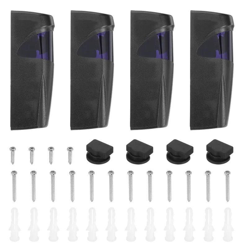 Garage Door Sensor, Lens Rotatable Infrared Gate Beam Photocell Sensor, 2 Set