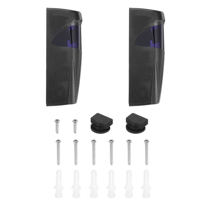 Garage Door Sensor, Lens Rotatable Infrared Gate Beam Photocell Sensor, 1 Set