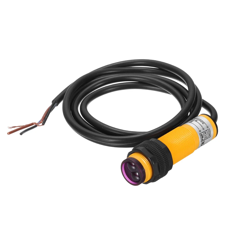 M18 30CM 6-36VDC Diffuse Photoelectric Sensor Adjustable PNP NO