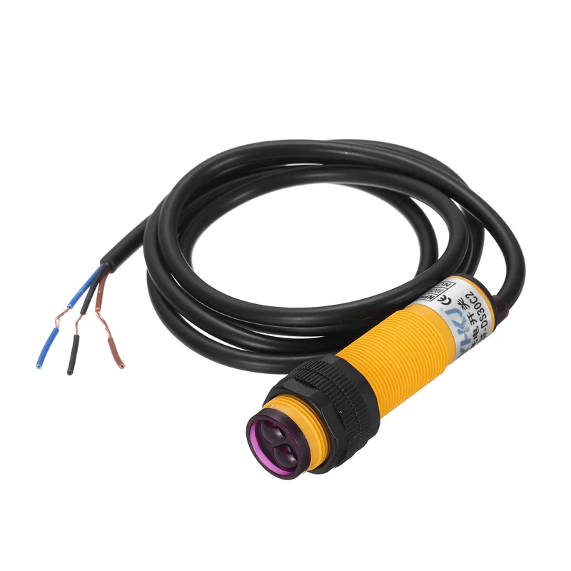 M18 30CM 6-36VDC Diffuse Photoelectric Sensor Adjustable NPN NC