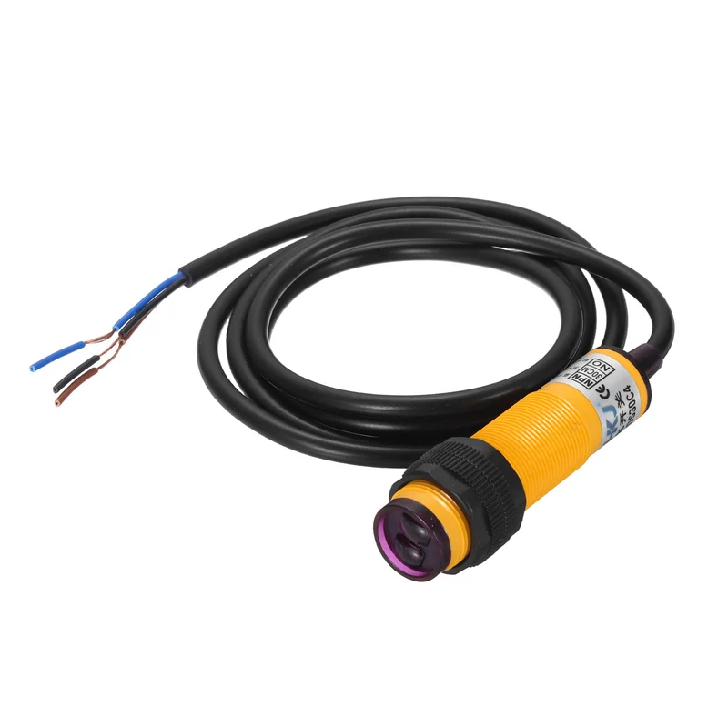 M18 30CM 6-36VDC Diffuse Photoelectric Sensor Adjustable NPN NO