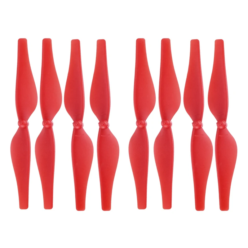 8Pcs 3 Inch Plastic Propellers for Tello RC Quadcopter Red