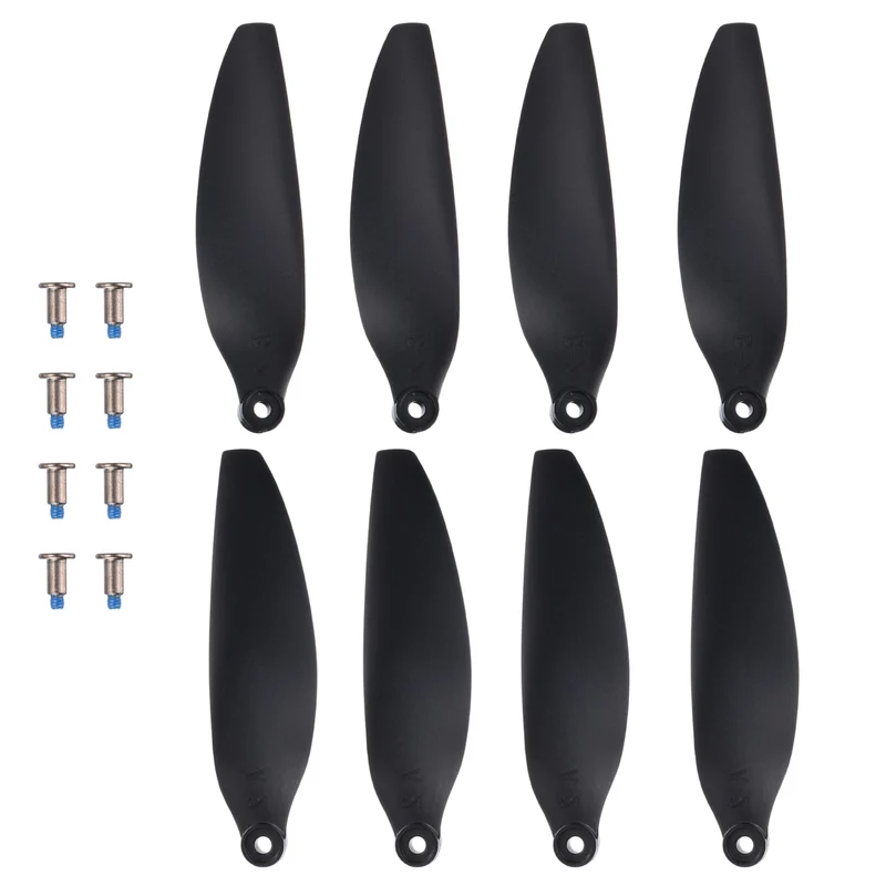 8Pcs 2.3" Plastic Propellers for Mini 3 Quadcopter Black