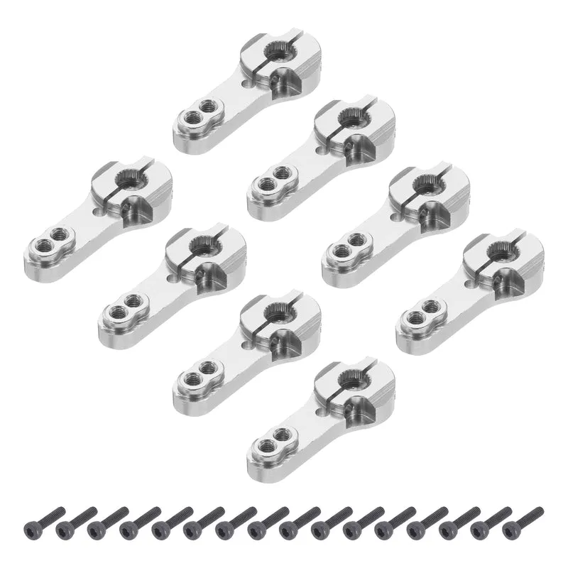 1 Pcs Metal Servo Horn 25T Steering Arm 35mm Length Silver