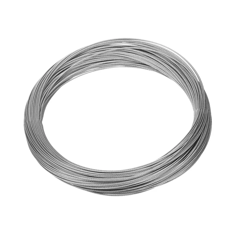 1/16" (1.5mm) 200ft (61m) 304 Stainless Steel Cable Wire Rope 7 x 7 Strands