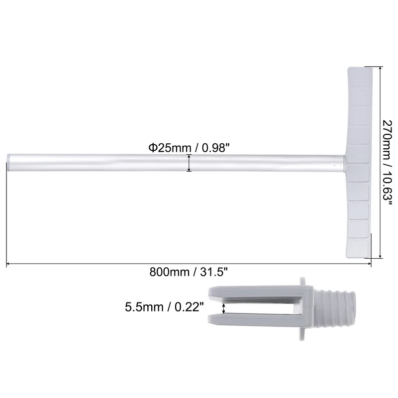 32" Handheld Sign Holder Pick Up Poster Sign Guide Holder Aluminum Alloy