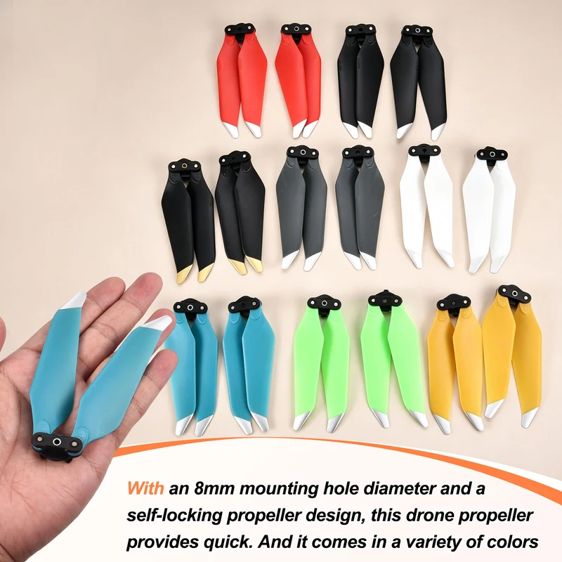2Pcs 8.5" Low Noise Propellers for Mavic Air 2 Quadcopter Yellow