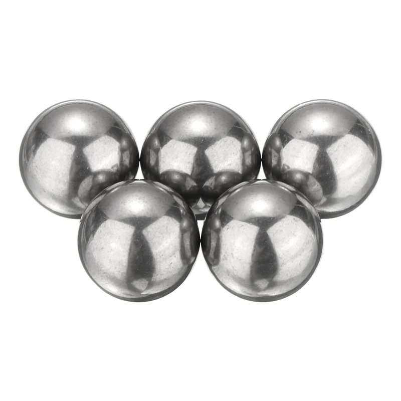 5-Pack Bearing Balls, 14mm 304 Stainless Steel G100 Metal Precision Balls