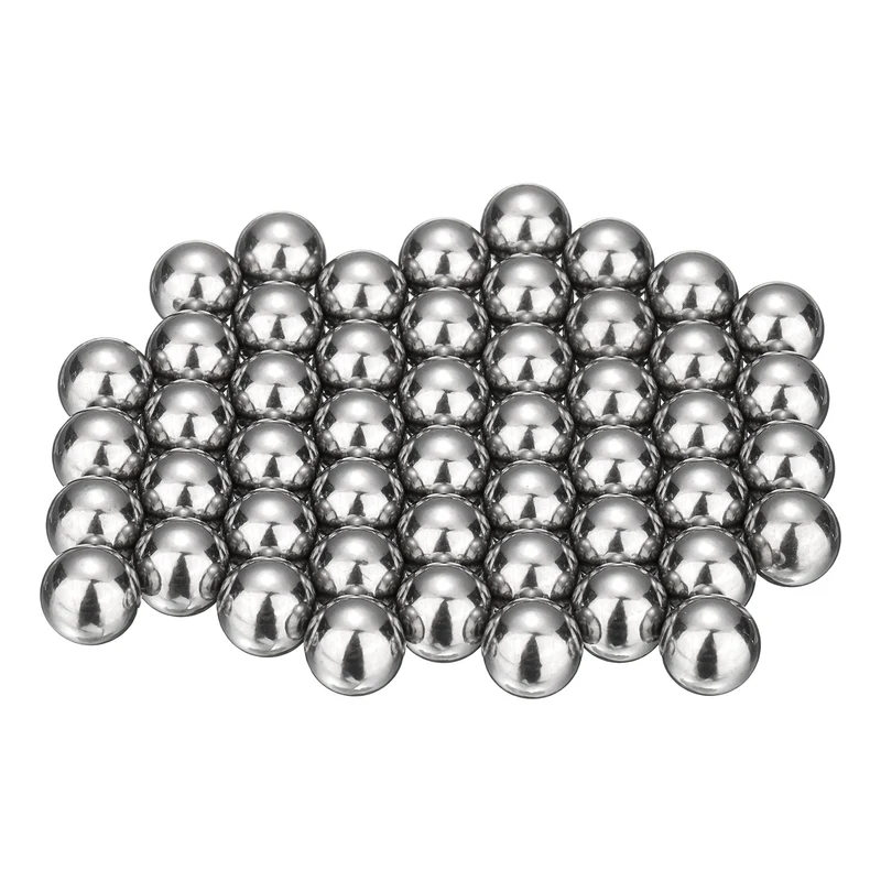 50-Pack Bearing Balls, 11mm 304 Stainless Steel G100 Metal Precision Balls
