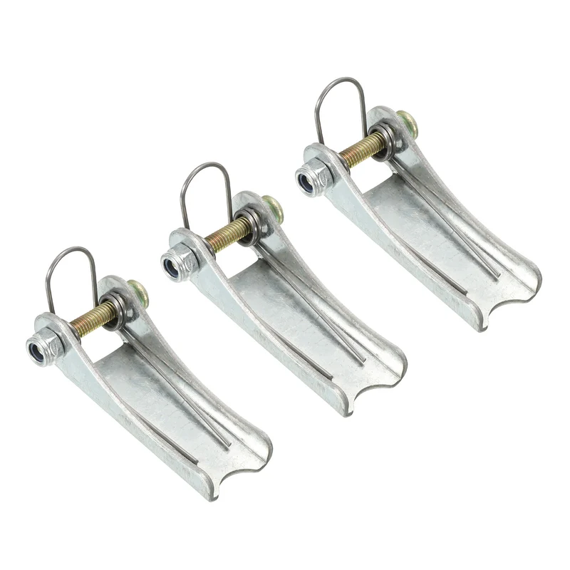 2 Inch Replacement Hooks Latch, 3 Pack Metal Towing Receiver Hitch, Silver