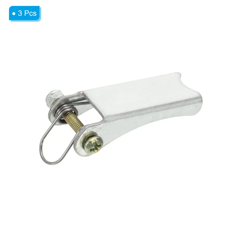 2 Inch Replacement Hooks Latch, 3 Pack Metal Towing Receiver Hitch, Silver