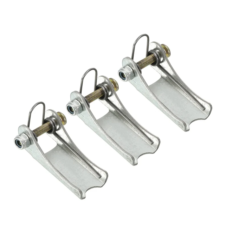 1.6 Inch Replacement Hooks Latch, 3 Pack Metal Towing Receiver Hitch, Silver