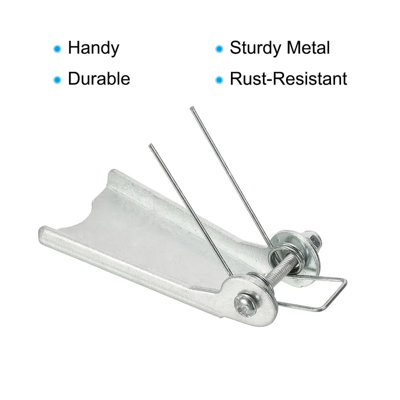 2.9 Inch Replacement Hooks Latch, 3 Pack Metal Towing Receiver Hitch, Silver