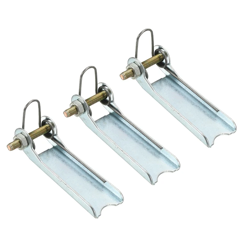 1.7 Inch Replacement Hooks Latch, 3 Pack Metal Towing Receiver Hitch, Silver