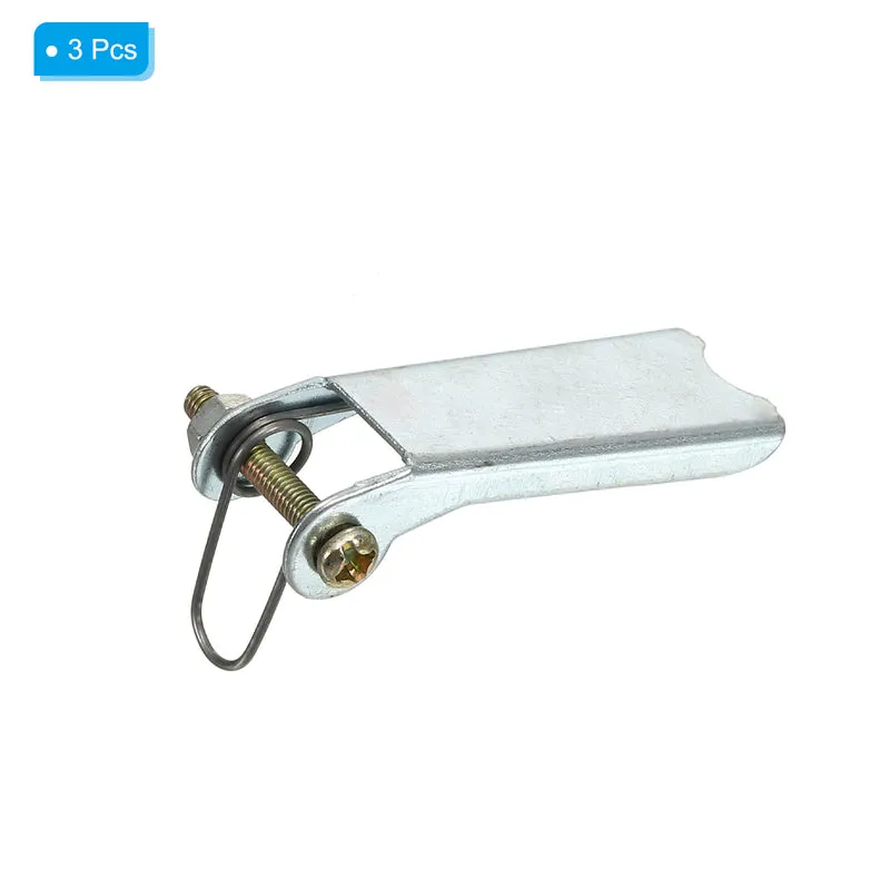 1.7 Inch Replacement Hooks Latch, 3 Pack Metal Towing Receiver Hitch, Silver