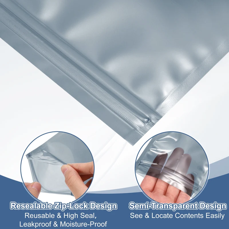 100Pcs Anti Static Bags 8 x 8 Inch Resealable ESD Shielding Bag