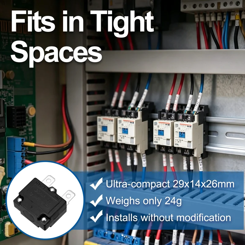 3pcs Thermal Circuit Breakers Automatic Reset 7A 125/250VAC 32VDC