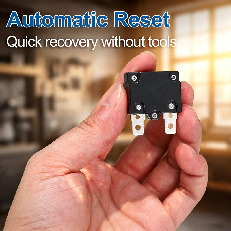 3pcs Thermal Circuit Breakers Automatic Reset 5A 125/250VAC 32VDC