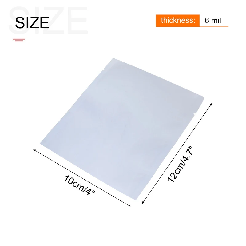 Anti Static Bags Shielding Bag 50pcs 4x4.7inch(10x12cm) Open Top with Labels